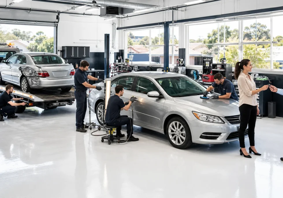 From Tow to Handover: Collision Repair Process Timeline